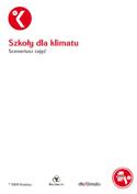 Okładka: Szkoły dla klimatu – scenariusz zajęć, wyd. Polska Zielona Sieć